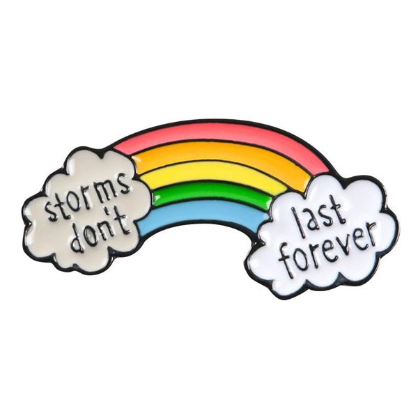 

other arts and crafts rainbow brooch hat sweater jeans jacket breastpin alloy badge decorative pin clothing decor