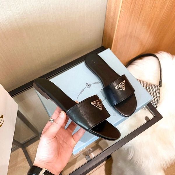 

2021luxuries designer men's women's slippers sandals shoes slide summer fashion wide flat flip flops mjk0002, Black