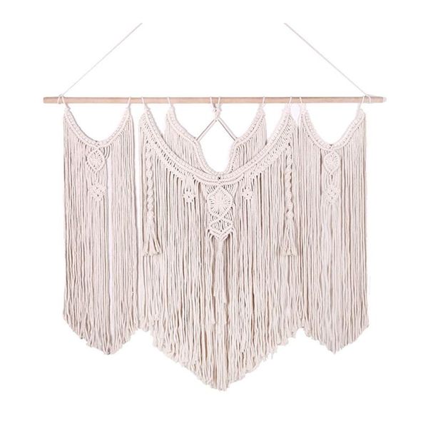 

tapestries floral tapestry wall hanging bohemian handmade woven geometric modern boho living room bedroom decoration