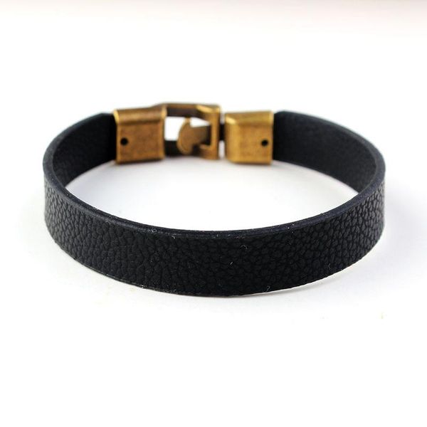 

charm bracelets 2021 cool punk vintage men's leather bracelet braided women pulseira masculina, Golden;silver