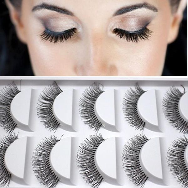 

false eyelashes 5 pairs of white thread stem fiber three-dimensional comfortable and natural custom handmade curli t1r0