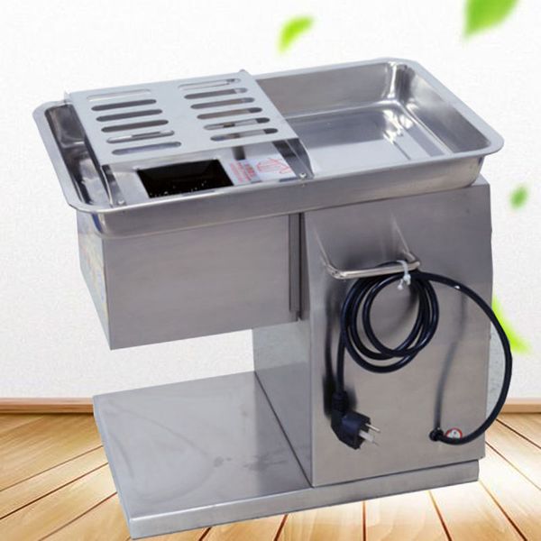 

commercial meat slicer electric meat cutter stainless steel chopper meat2/20mm thickness 250kg/h 220v 0.6kw