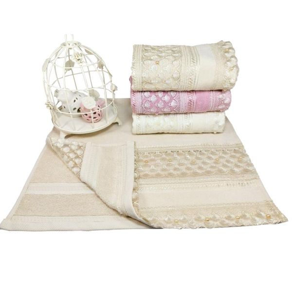 

towel luxury 3pcs set embroidered bathroom 100% cotton soft from turkey bath face towels absorbent for home 50x90 spa sauna gift