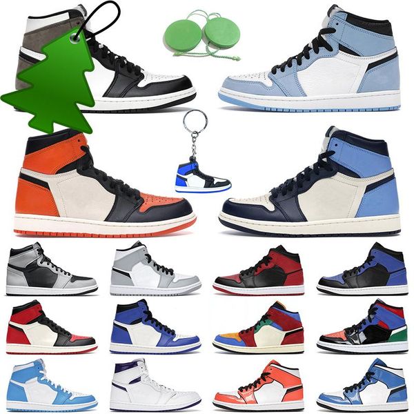 

men basketball shoes jumpman 1 dark mocha light smoke grey 1s women sneakers mens trainer f, Black