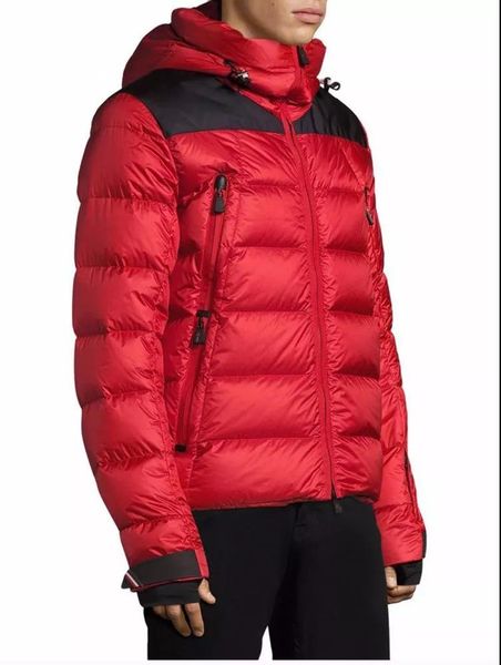 

luxury mens down embroidered letters jacket famous brand womens downs keep warm parkas, Black