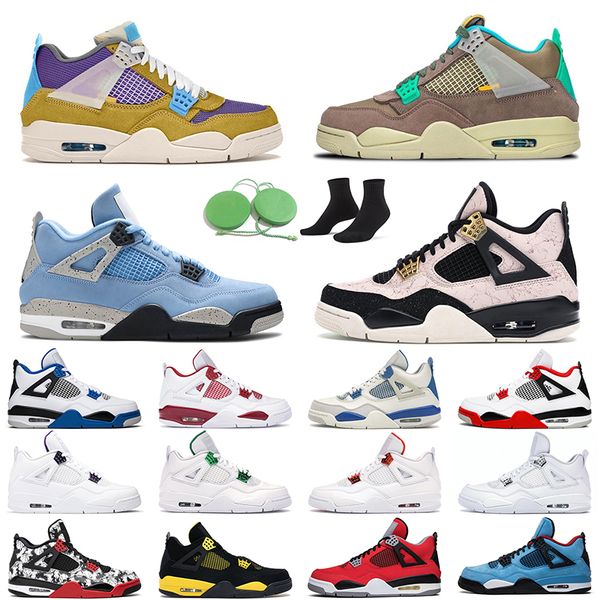 

4 silt red men women basketball shoes 4s university blue black cat white oreo tattoo sail outdoor mens trainer