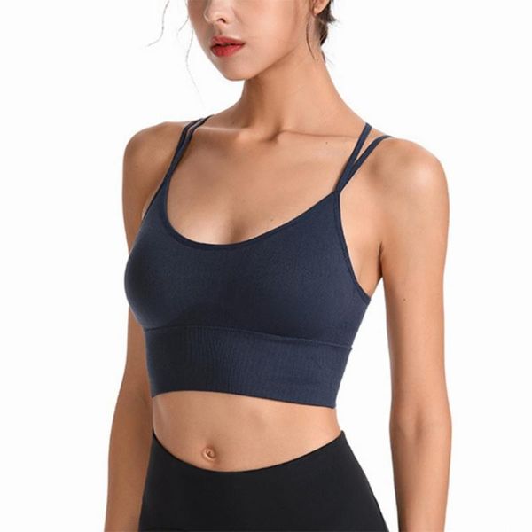 

yoga outfit fitness sports bra women push up wirepadded crisscross strappy running gym training workout underwear crop