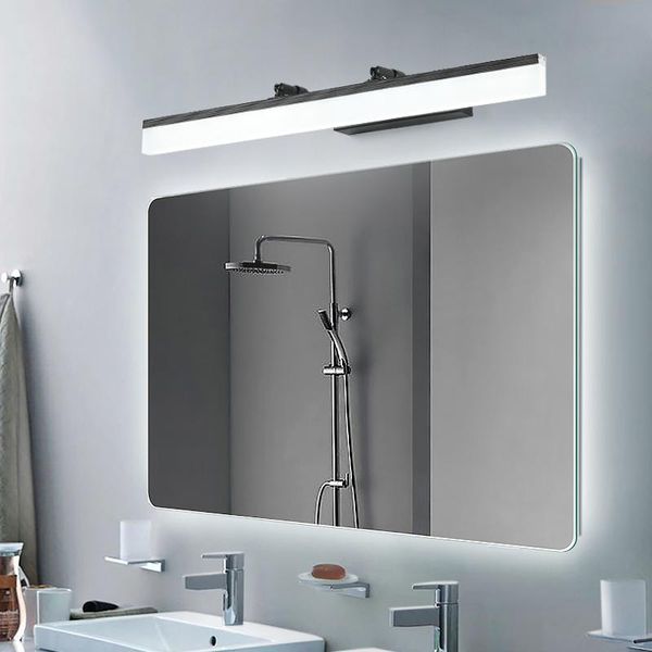 

wall lamp dar adjustable design 16w 13w 9w 7w led bathroom mirror ac 90-260v white/black aluminum acrylic modern light fixtures