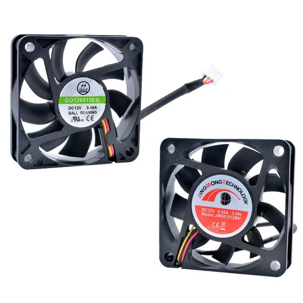 

fans & coolings 6cm 60mm fan 60x60x15mm dc12v 0.35a 0.40a 3pin double ball bearing, large air volume cooling for power charger