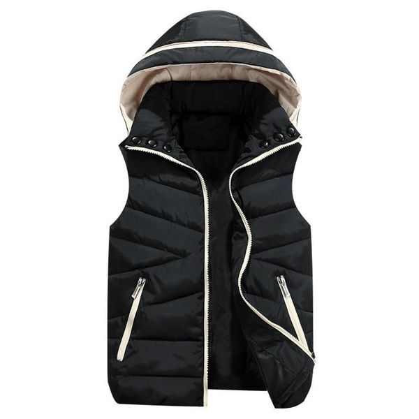 

women's vests 2021 vest waistcoats women cardigans jacket winter warm clothes parkas outwear woman coat female clothing, Black;white