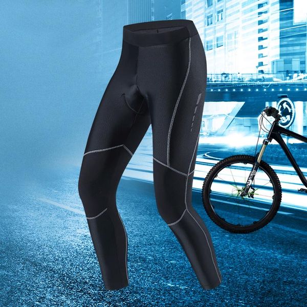 

racing pants santic men cycling padded pro fit coolmax 4d pad shockproof spring summer autumn anti-pilling clothings m7c04090, Black;blue