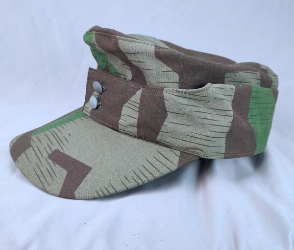 Cappelli a tesa larga WWII ESERCITO TEDESCO ELITE M43 SPLINTER CAMO CAPPELLO Camouflage CAMPO CAPPELLO MILITARE IN TAGLIE