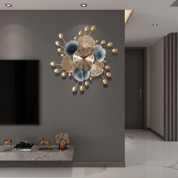 

nordic modern design large gold wall clock living room minimalist fashion wall clock luxury reloj de pared home decor bc50bgz
