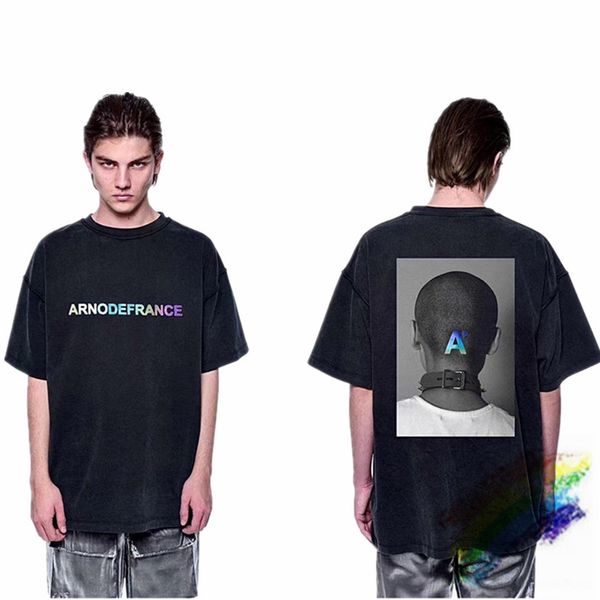 

reflexive arnodefrance male shirt washed old vintage adf t collection tshirt sjbh, White