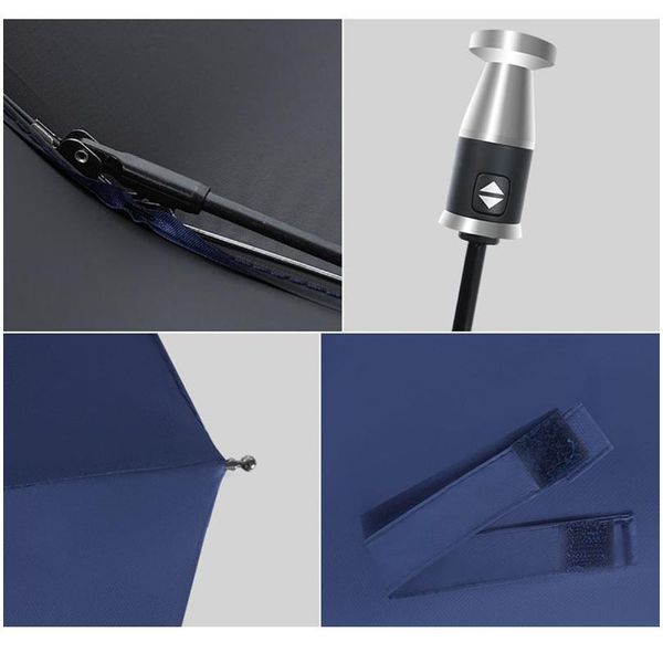 

matic quality business umbrella rain women three-folding windproof outdoor golf umbrella men woman with silver-plate qylvsm