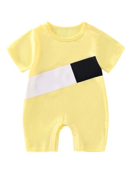 

baby boy color block romper she, Blue