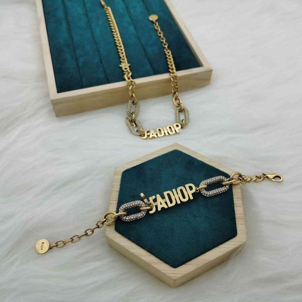 

70% off 2021 new letter necklace, Black