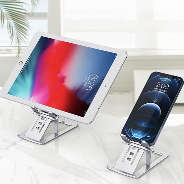 

universal mobile phone holder folding deskbracket portable ultra thin non-slip aluminum stand for ipad mobile phone mount