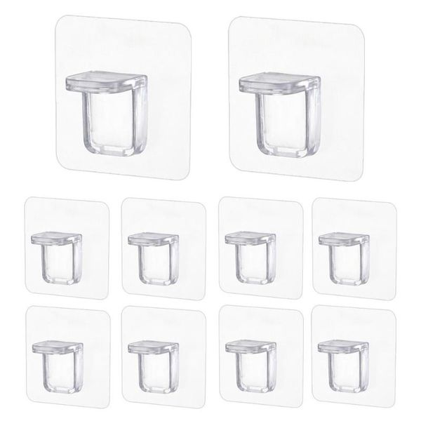 

hooks & rails wardrobe divider holders closet separator shelf sticky support adhesive pegs strong load capacity durable household