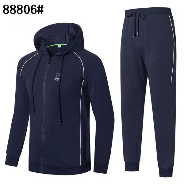 

21/22 new designer mens tracksuit fashion hoodies men sportswear two piece hoodie+pants brand men's set casual sweatsuit suit jogging s, Gray