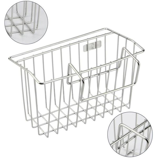 

storage drawers 1 pc kitchen bath rack snap fastener sink hanging bag basket organizer bathroom box drain faucet sponge holder gadgets
