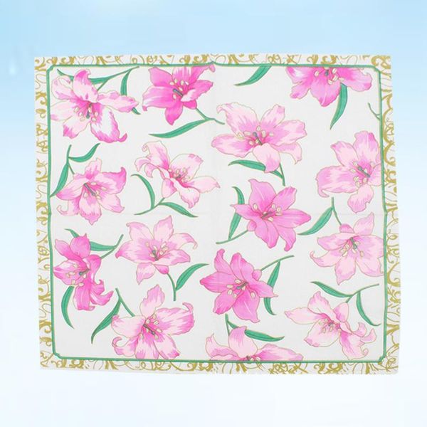 

table napkin 20pcs creative color napkins printed facial tissue printing for party banquet daily use