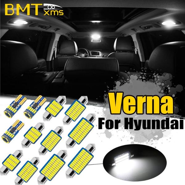 

emergency lights bmtxms canbus for verna 2007-2021 car led interior dome map trunk light license plate lamp auto accessories