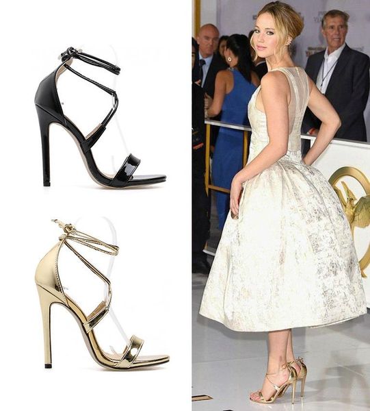 

sandals with thin and high heels 2021 wind women's, Black