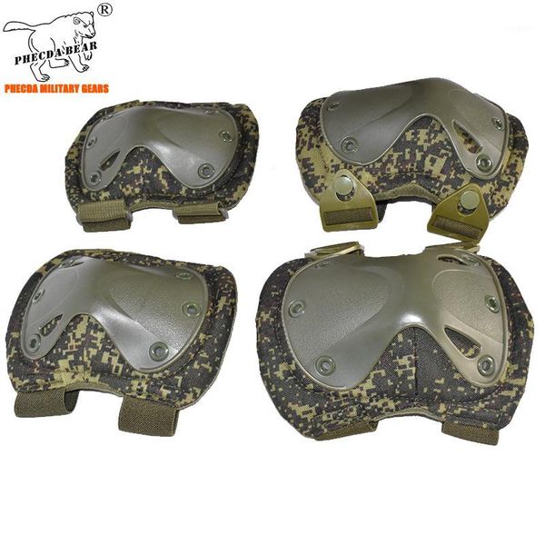 

elbow & knee pads and tactical protector war game army protector1, Black;gray