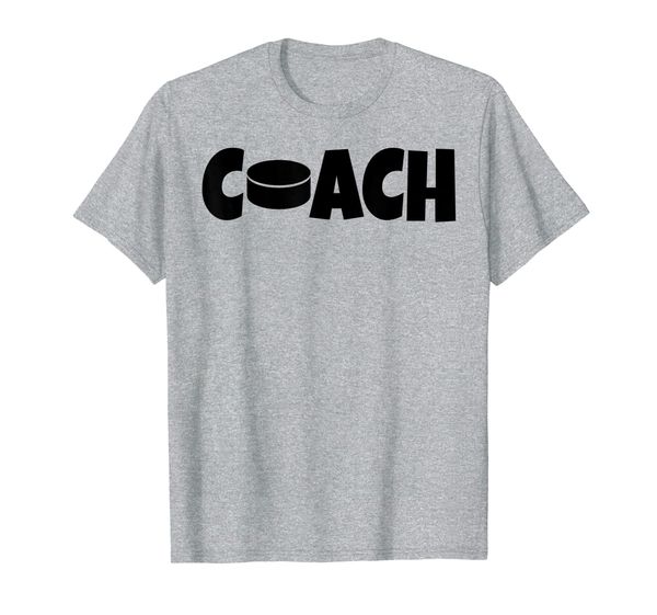 

hockey coach lead mentor coaching t-shirt, White;black