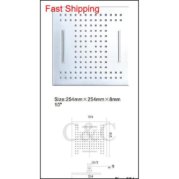 

double waterfall shower head with dual rain and waterfall functions shower solid brass qylurd dh_seller2010