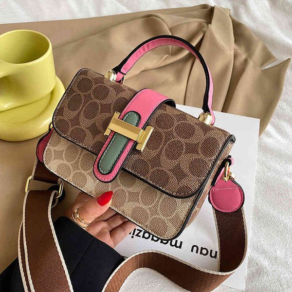 

outlet online 70% off sale messenger bag 2021 new versatile ins net red small square bag women's fashion wide shoulder strap single sho