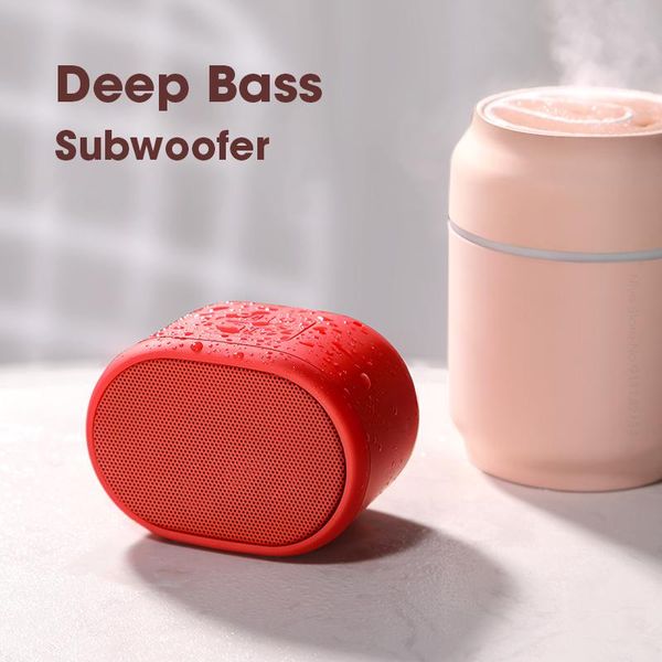 

portable bluetooth speaker deep bass tws speakers for bicycle ipx5 waterproof subwoofer home theater column support tf card