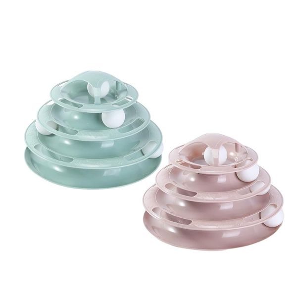 

cat toys kitten teasers 4 layers interactive toy indoor pet supplies for cats gift