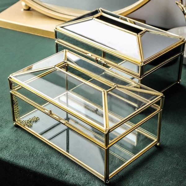 

tissue boxes & napkins rectangle large nordic box luxury gold modern reusable transparent dispenser wet wipes serwetnik napkin holder