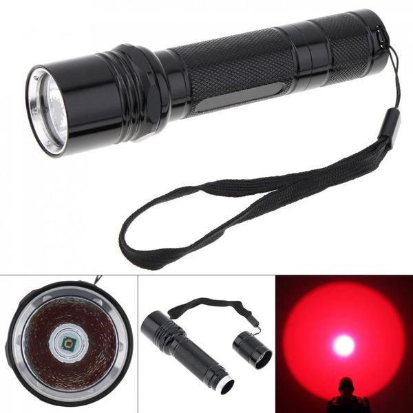 

flashlights torches waterproof 1000 lumens xpe led red light portable torch for outdoor hunting