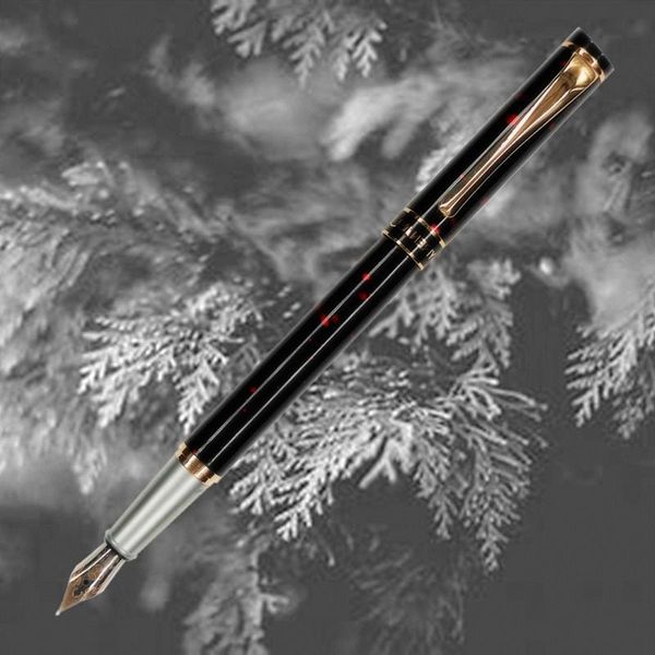 

761luxury fountain pen for writing metal ink pens for school & office supplies gift stationery
