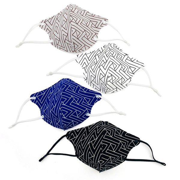 

spring and summer dust-proof water lattice ear hanging spring printing mask