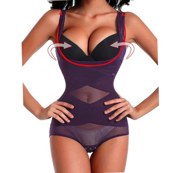 

women's shapers women shaping jumpsuit waist trainer slimming corset thin shapewear hip lifting abdomen control postpartum invisible bo, Black;white