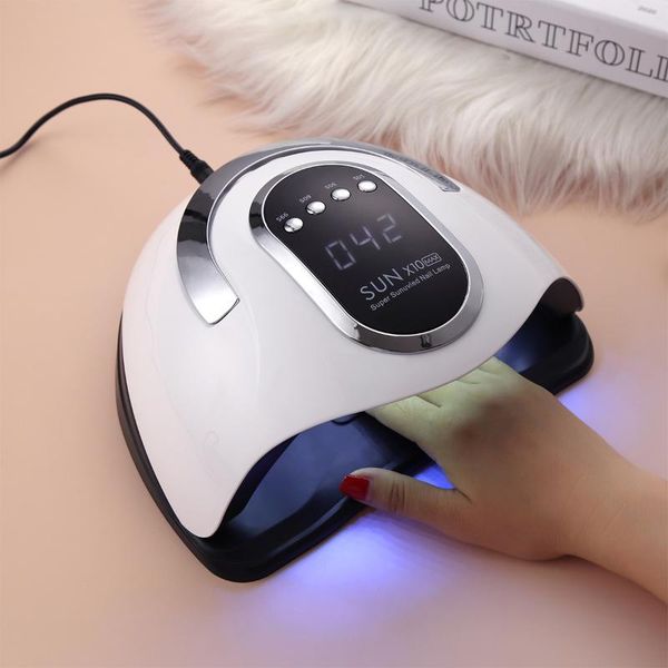 

nail dryers sun x10 max 280w lamp with 66 pcs leds uv for manicure gel dryer drying polish tools