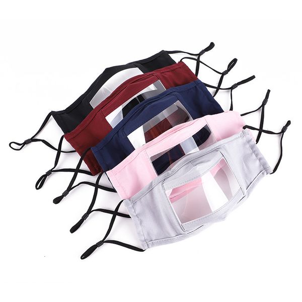

winter deaf mute cotton transparent anti fog protective non lipstick mask