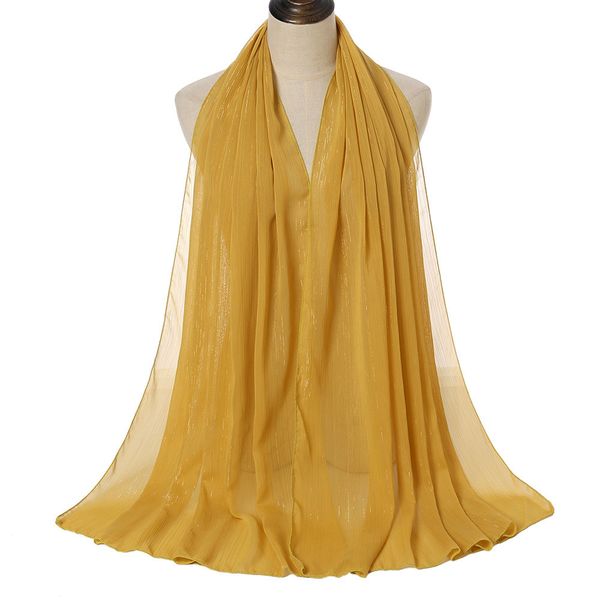 

premium shiny chiffon long scarf muslim women's pure color wrap hijabs shawls malaysian elegant simple daily headwear 180*70cm, Blue;gray