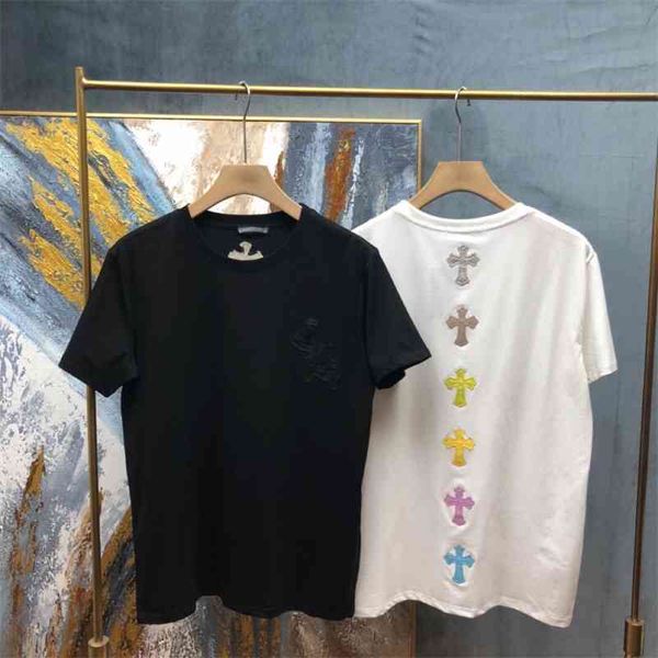 

65% off outlet online store cro cross print short sleeve men's t-shirt round neck fashion brand summer, White;black