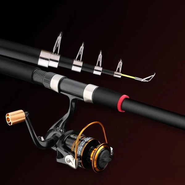 

boat fishing rods rod graphite carbon fiber portable spinning pole travel sea rock carp gear