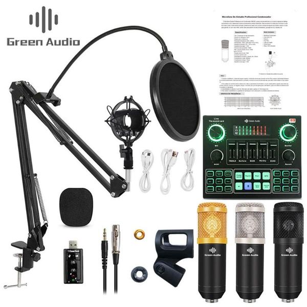 

gax v9 condenser microphone bluetooth mixer audio sound card live broadcast recording k song game computer pc mobile phone