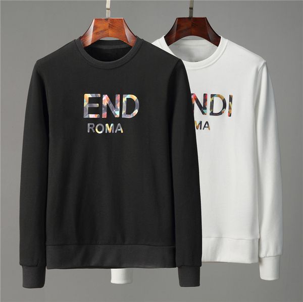 

fashion homme hooded sweatshirts mens women designers hoodies mens clothing high street print hoodies pullover winter sweatshirts, Black