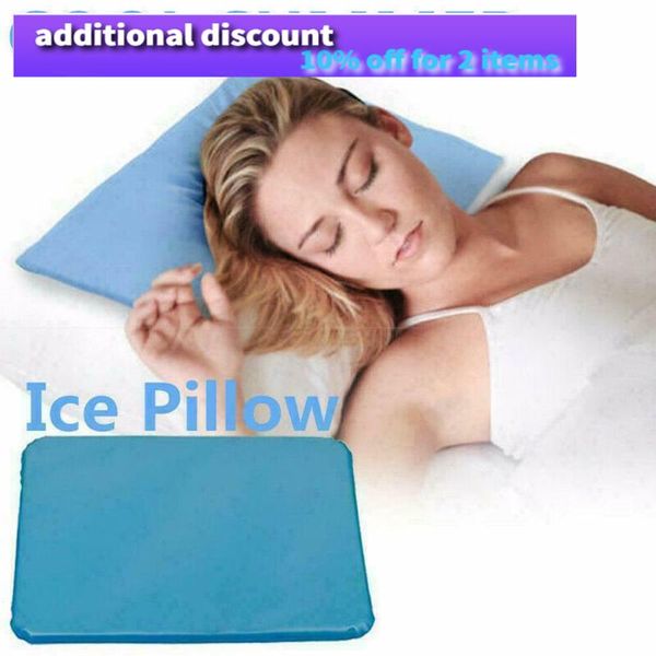 

pillow cooling ice insert pad mat sleeping therapy relax muscle