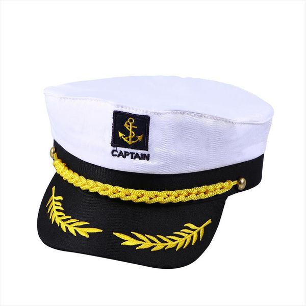 

yacht boat ship sailor captain costume hat cap navy marine admiral white, Blue;gray