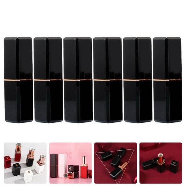 

storage bottles & jars 6pcs lipstick tubes diy containers reusable