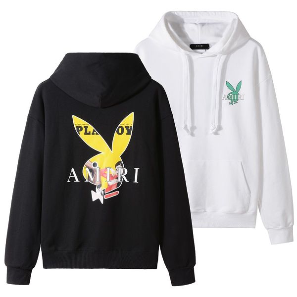 

2021 autumn winter new arrivals amiry sweatshirts mens luxury designer street hoodies long sleeve print sweatshirts men clothing #3305, Black